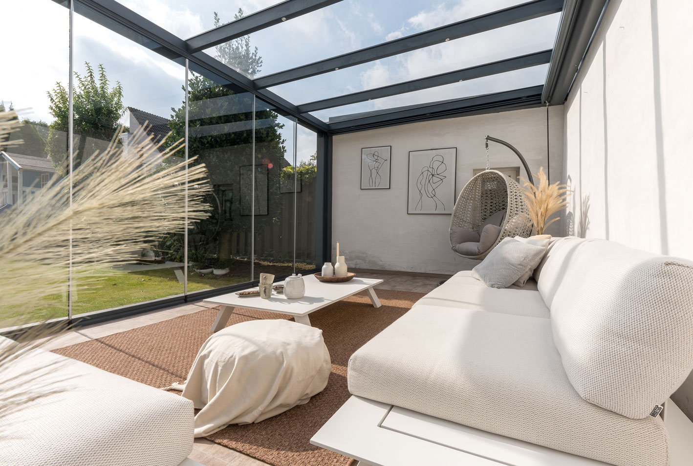 Veranda binnenkant in Chaam